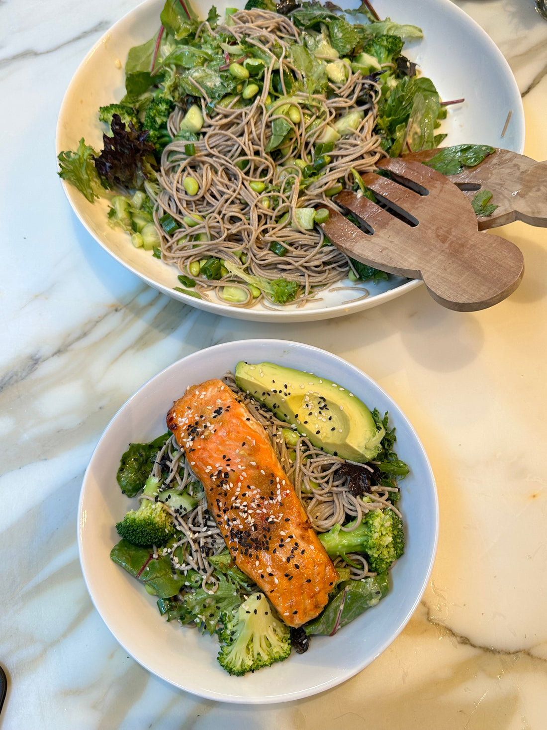 Roasted Salmon & Soba Noodle Salad
