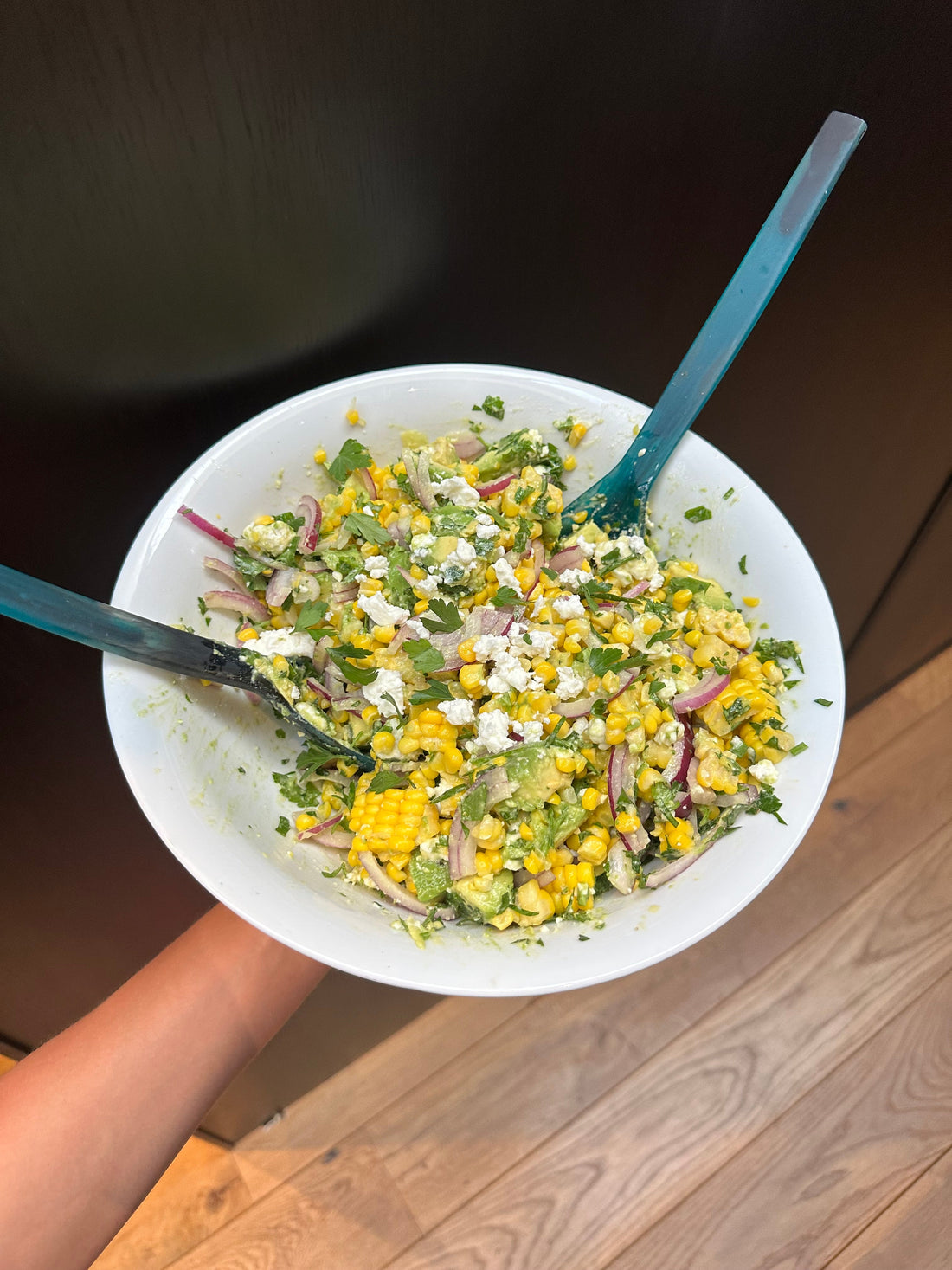 Simple Corn & Avocado Salad