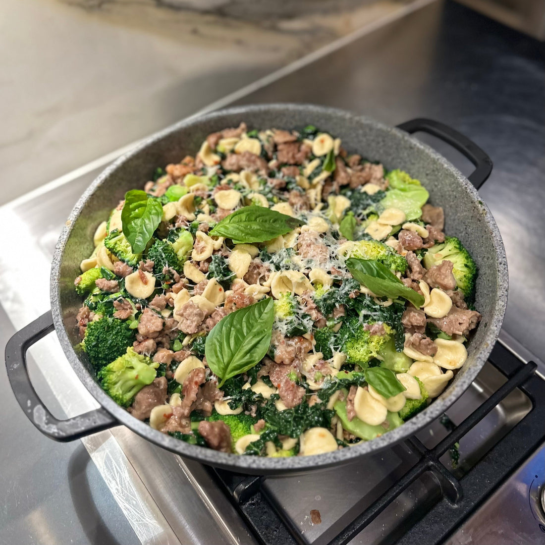 Sausage and Broccoli Orecchiette