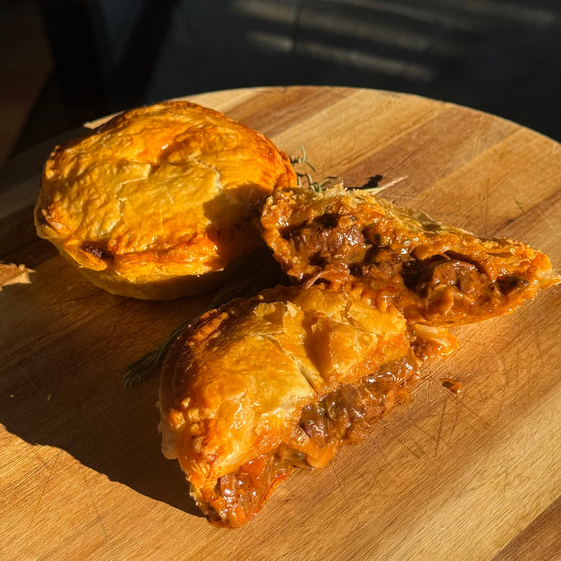 Chunky Beef and Mushroom Pies