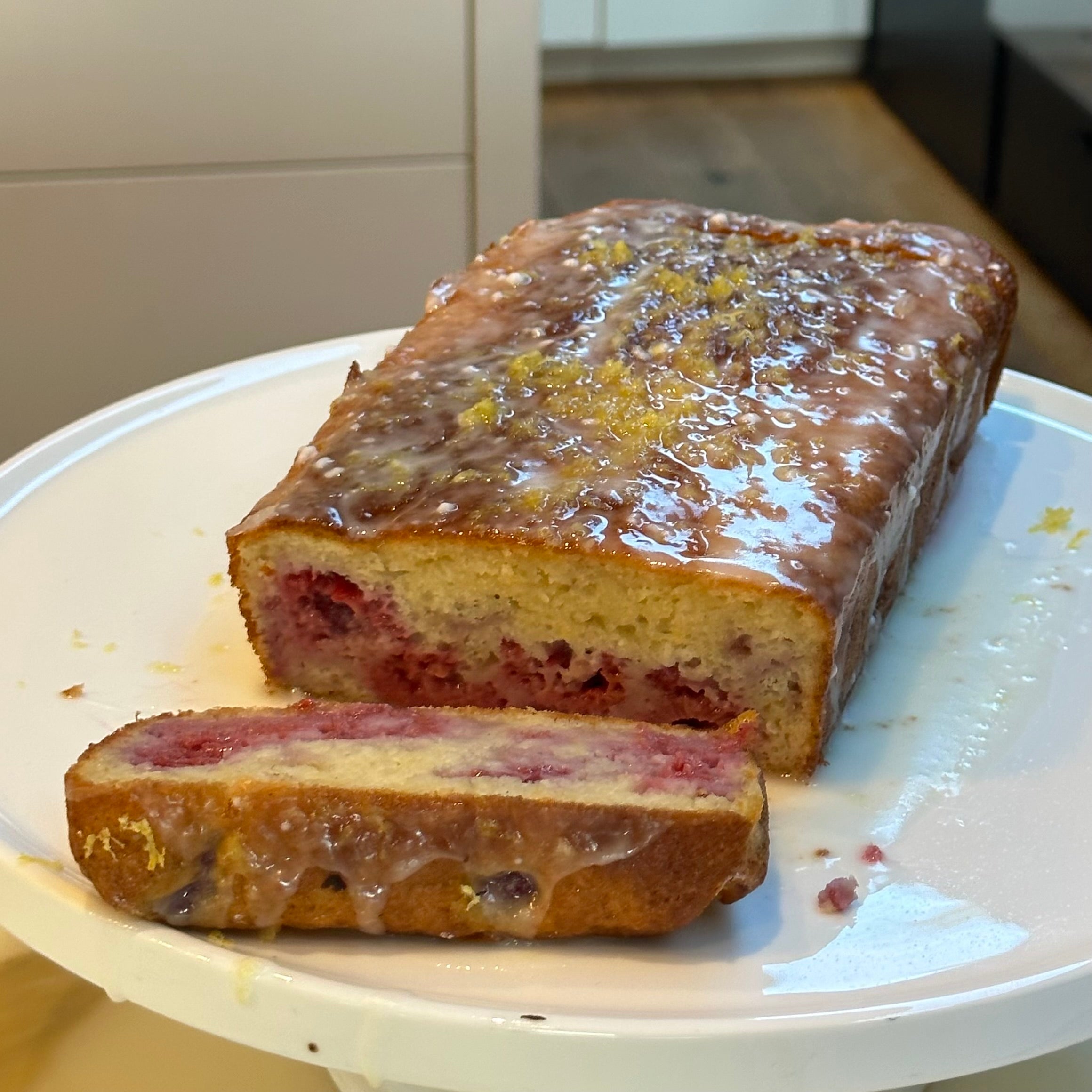 Raspberry Lemon Loaf – What Would Kayla Cook