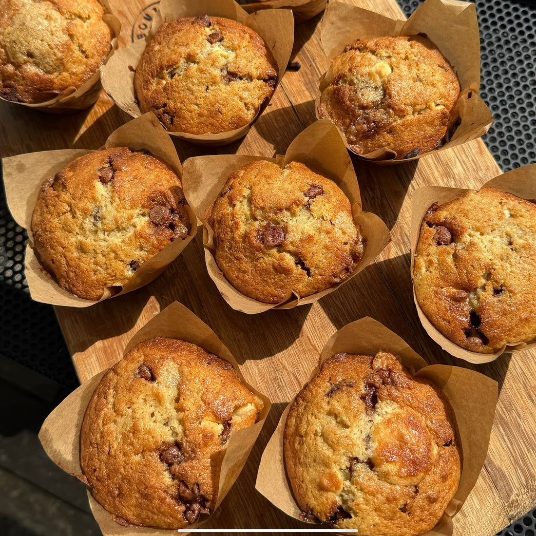 Choc Chip Banana Muffins
