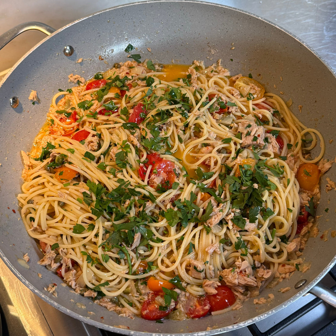 Tuna Pasta (Pantry Edition)