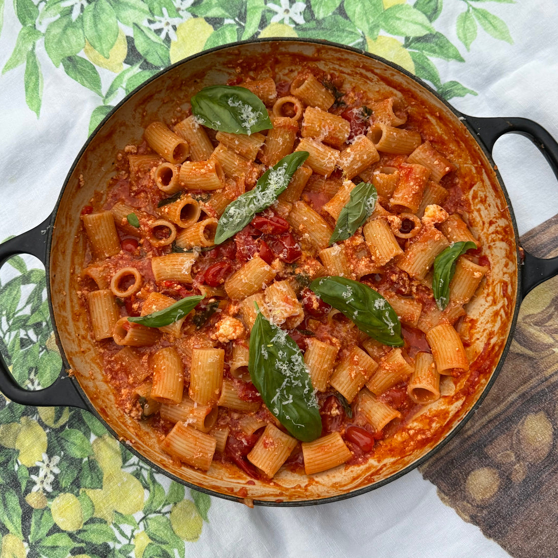 Tomato Ricotta Lemon Pasta