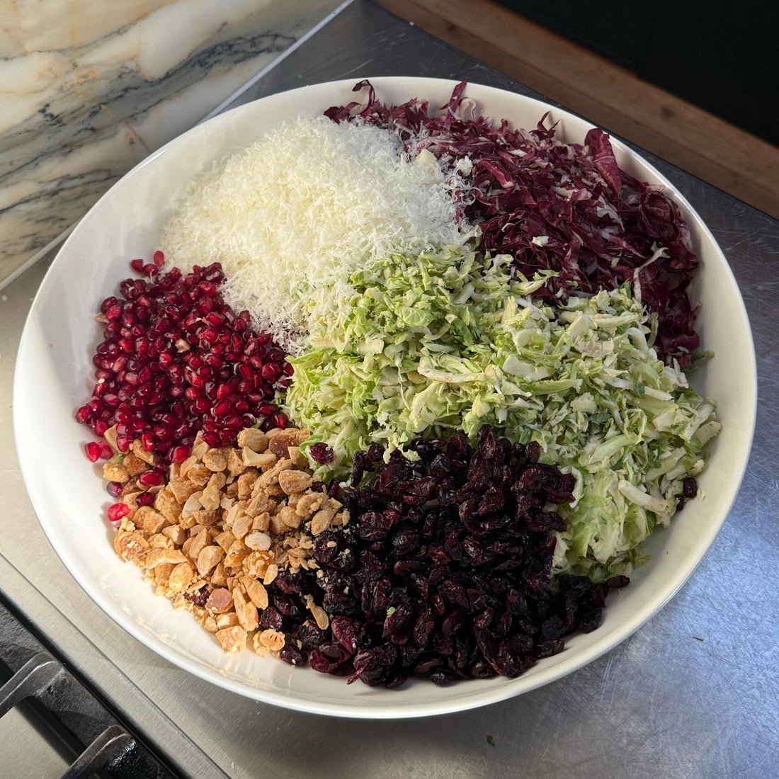 CHRISTMAS: Cranberry Brussel Sprout Salad