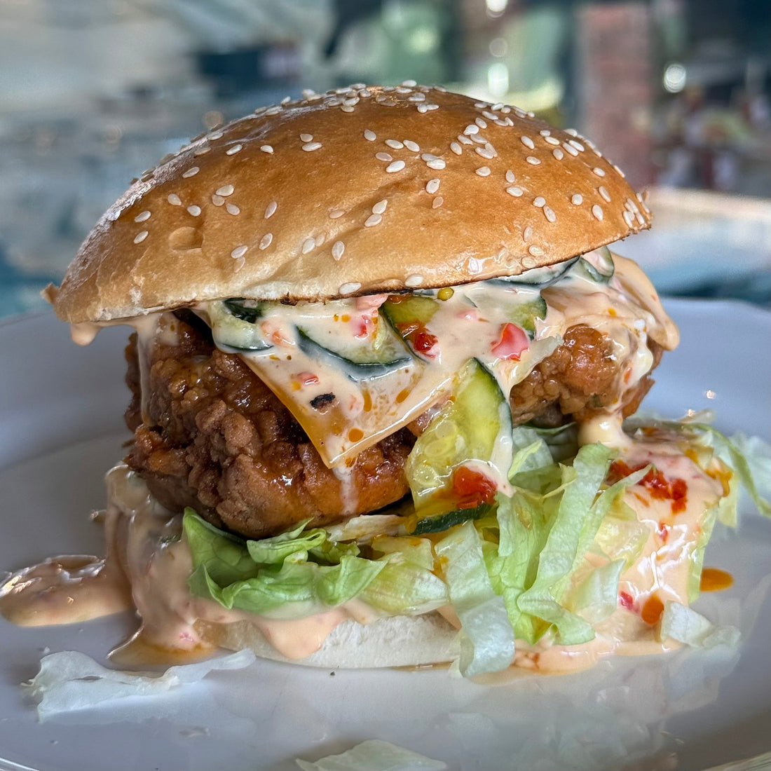 Fried Chicken Burgers