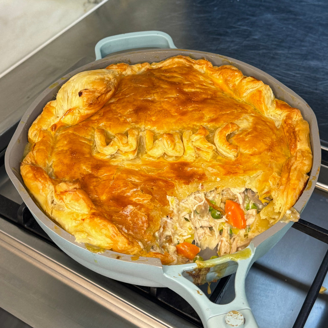 One Pan Chicken Pie
