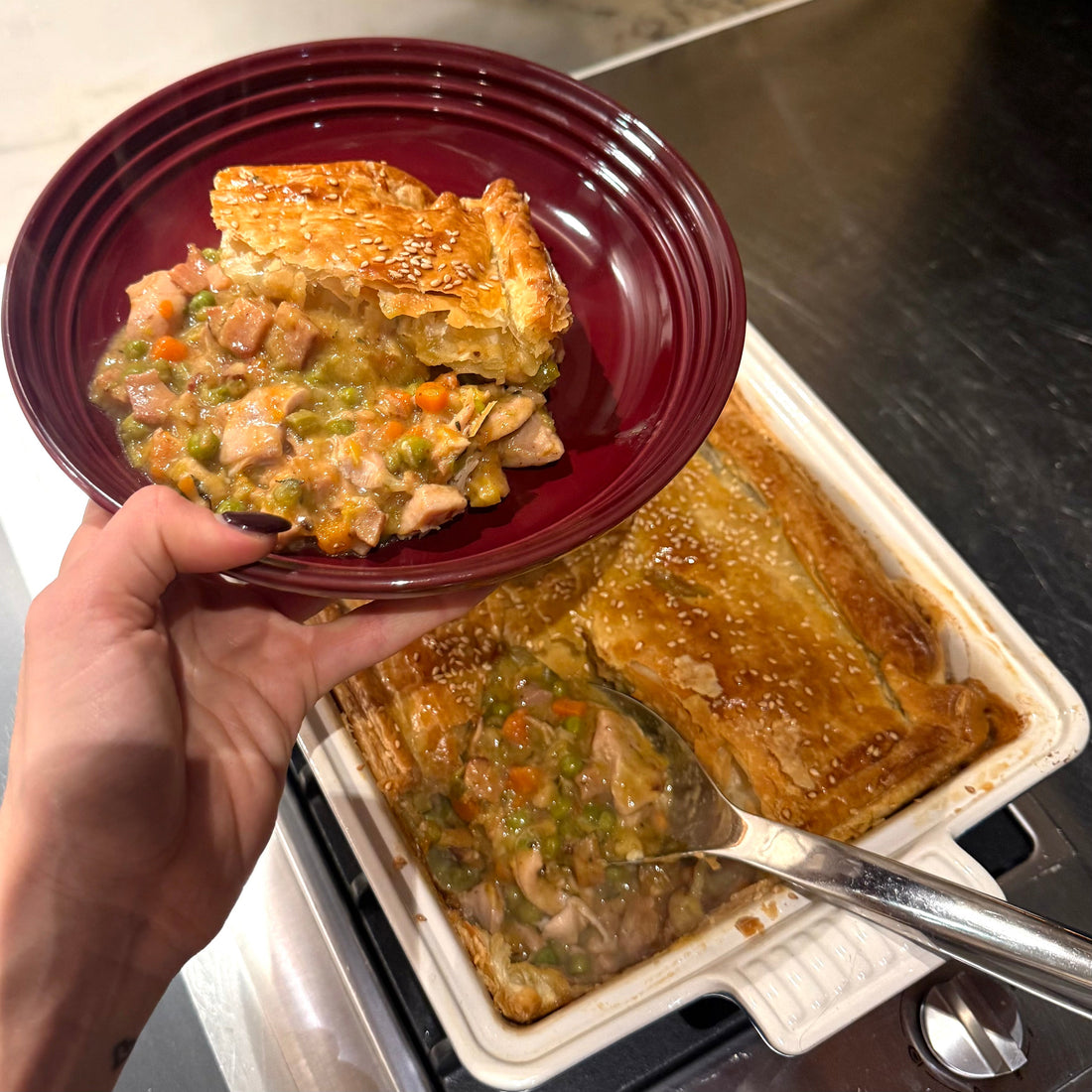 Chicken, Leek & Bacon Pie