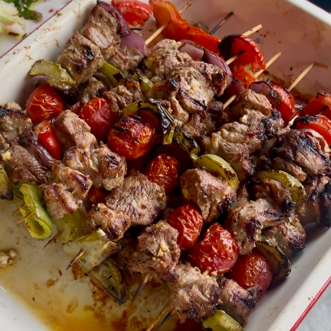 Greek Lamb Skewers