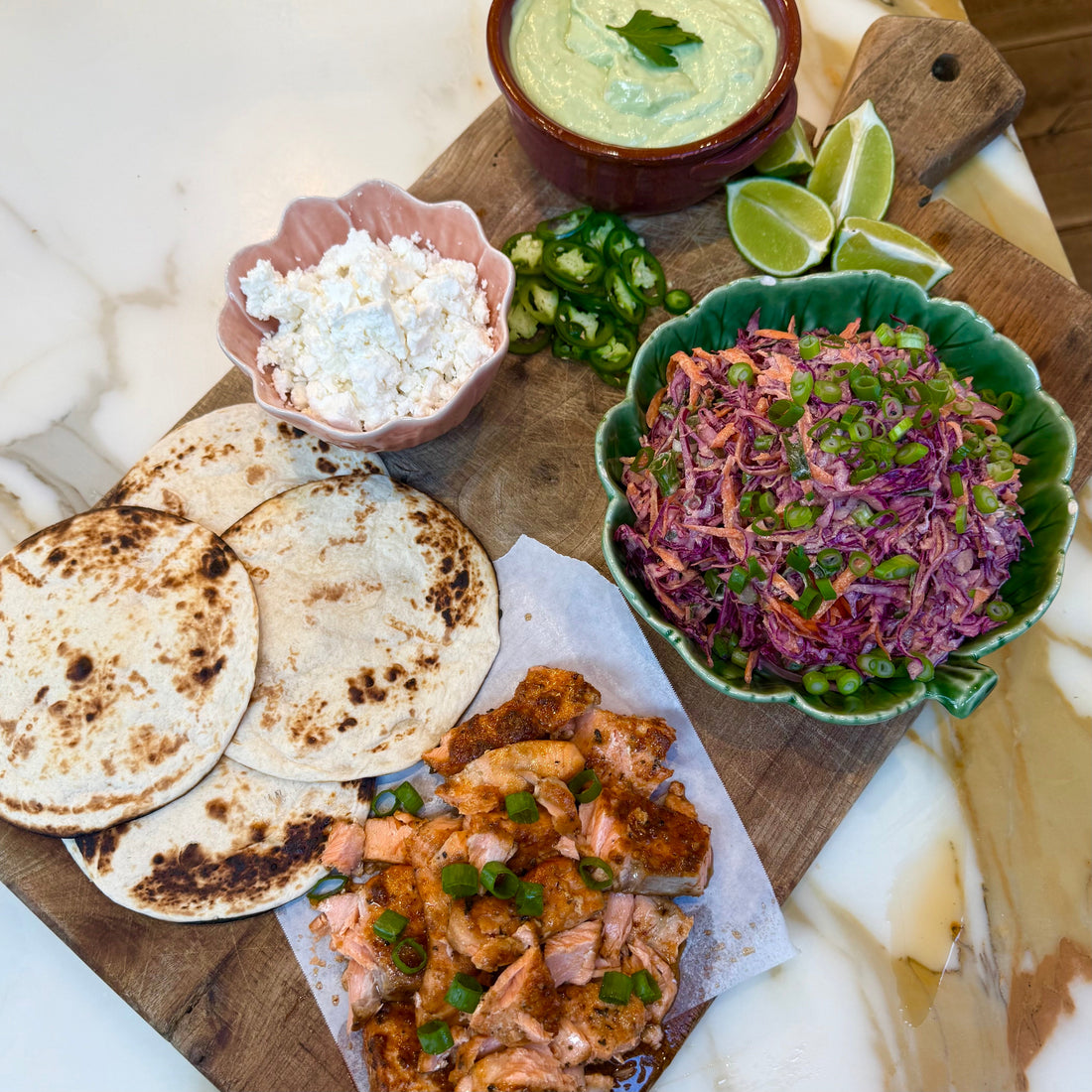 Salmon Tacos
