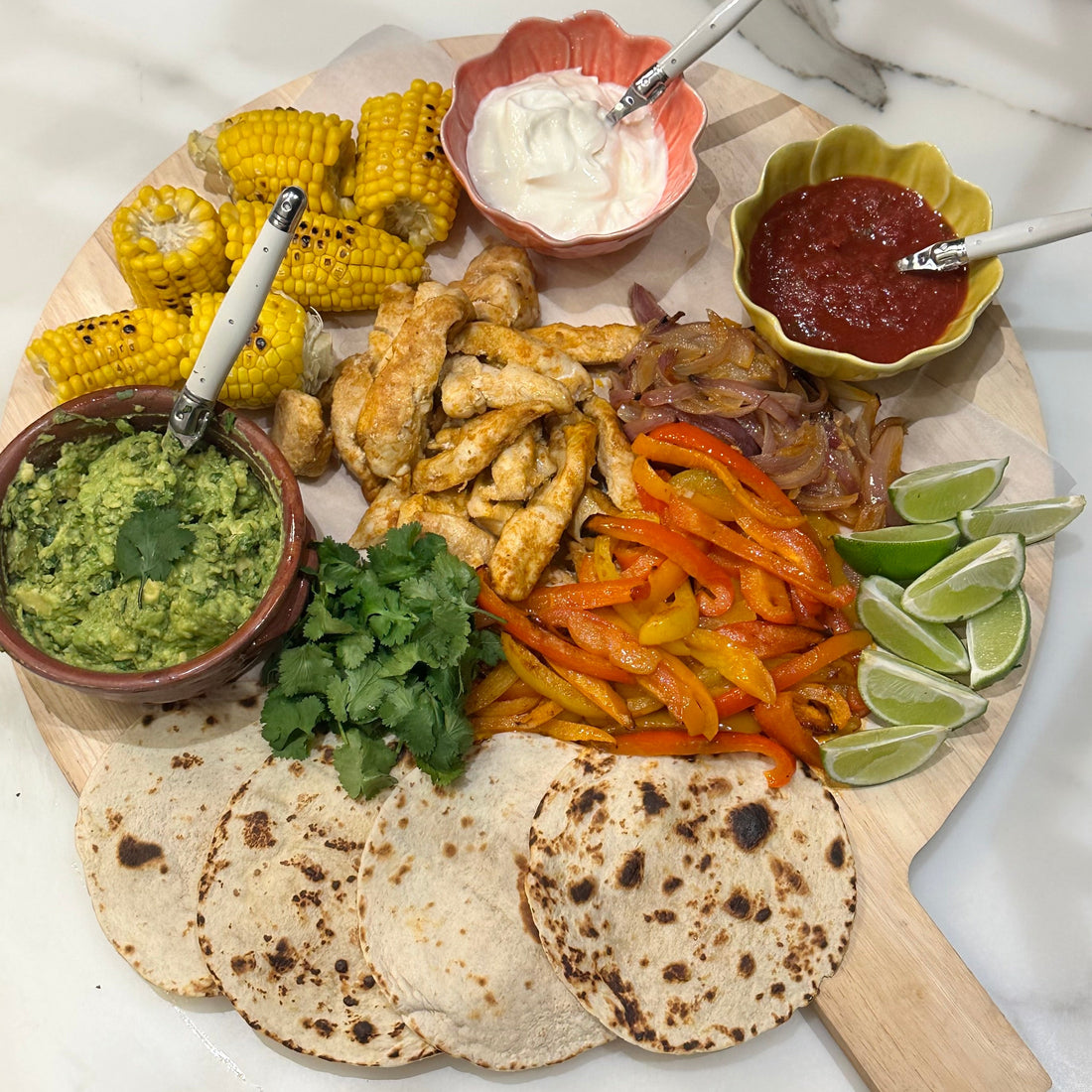 One Tray Fajita Bake 