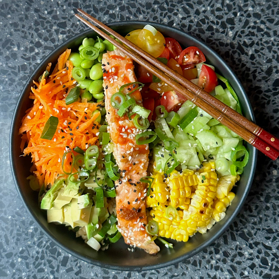 Salmon Poke Bowls 