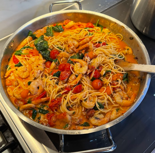 Prawn & Crab Spaghetti