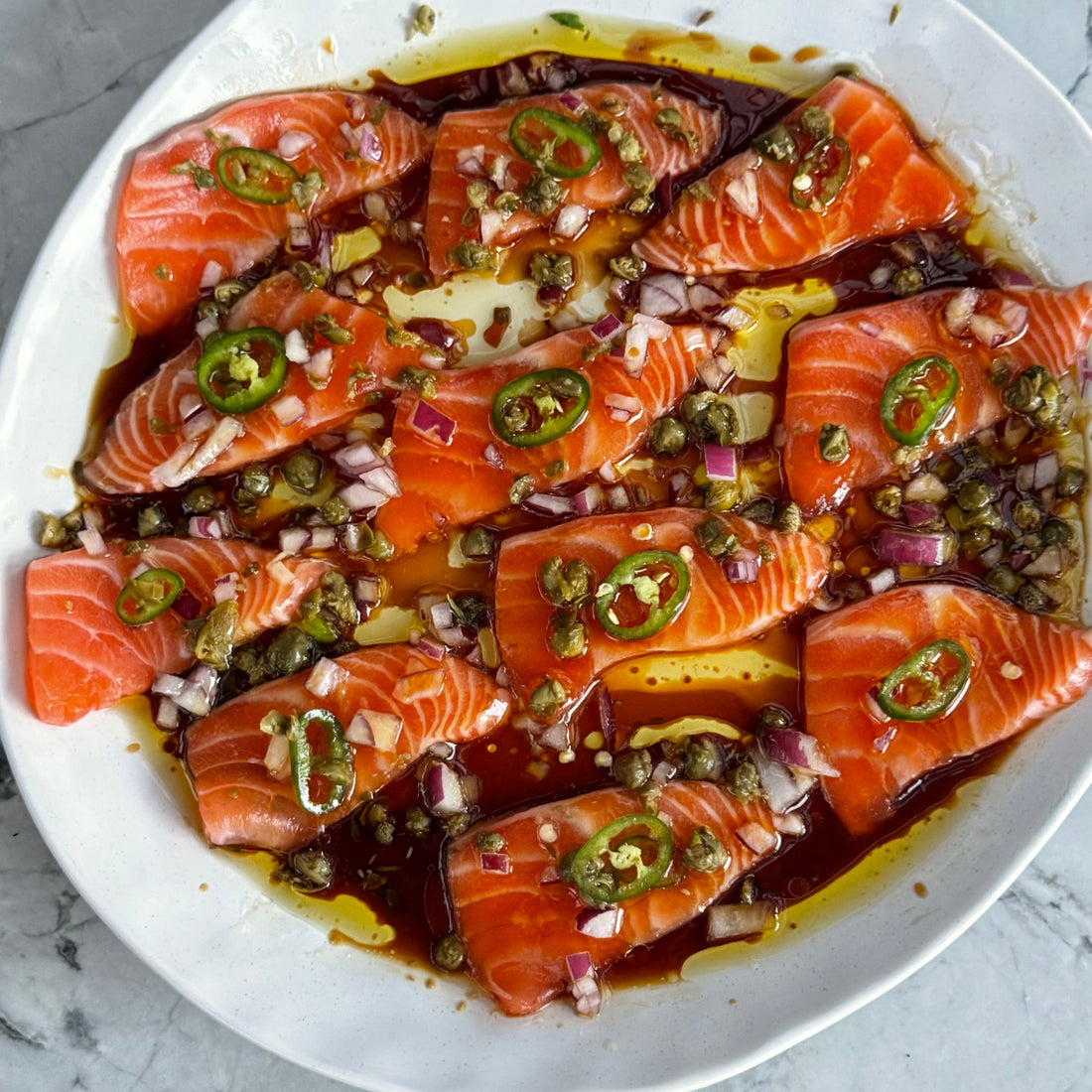 Salmon Crudo