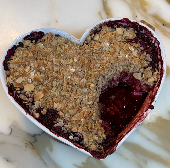 Berry and Apple Crumble