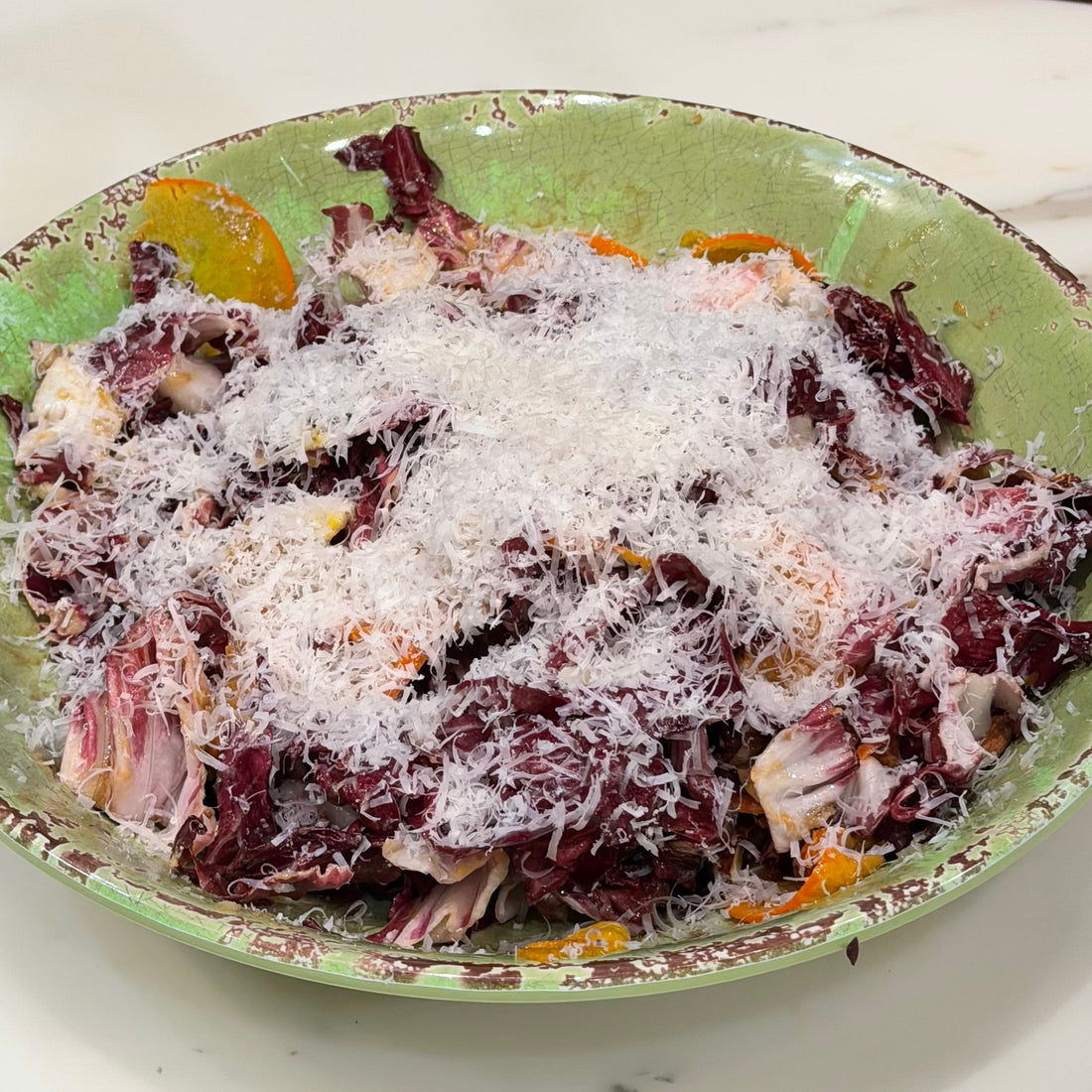 Radicchio Persimmon salad