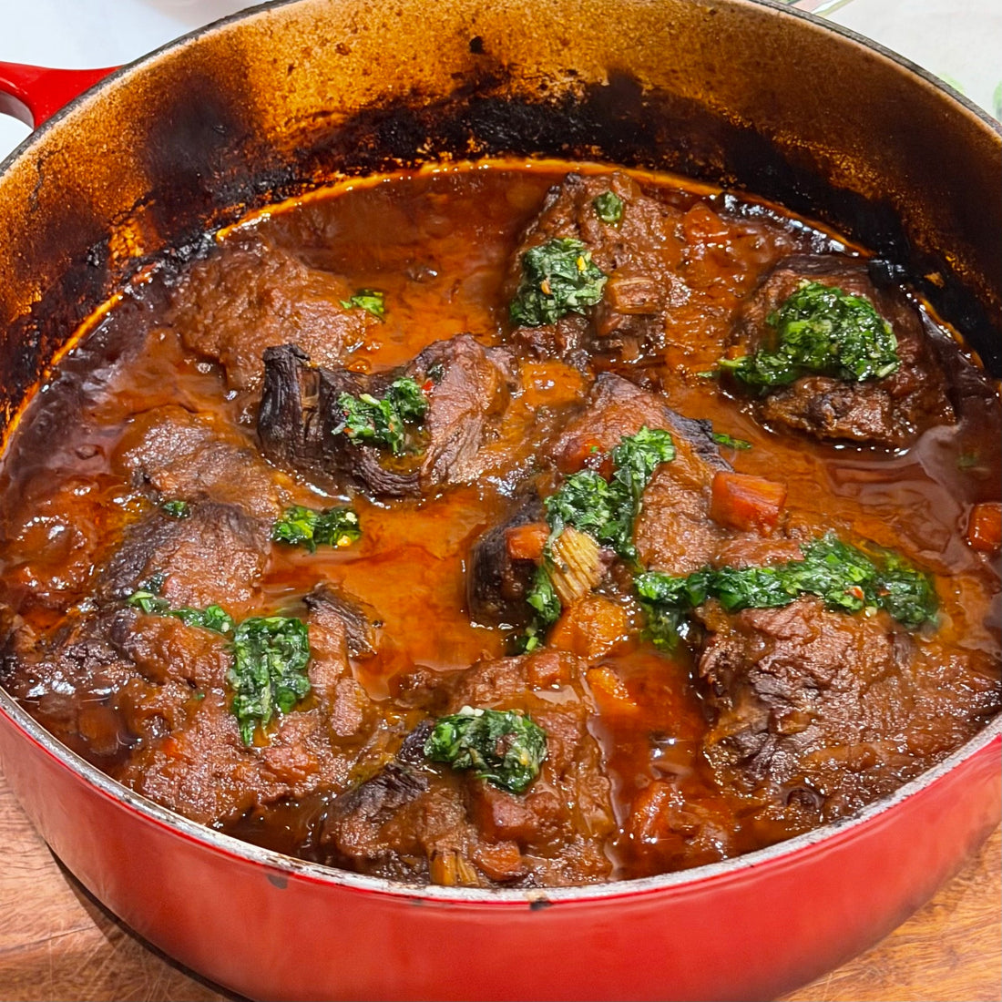 Slow Cooked Beef Cheeks with Mashed Potato