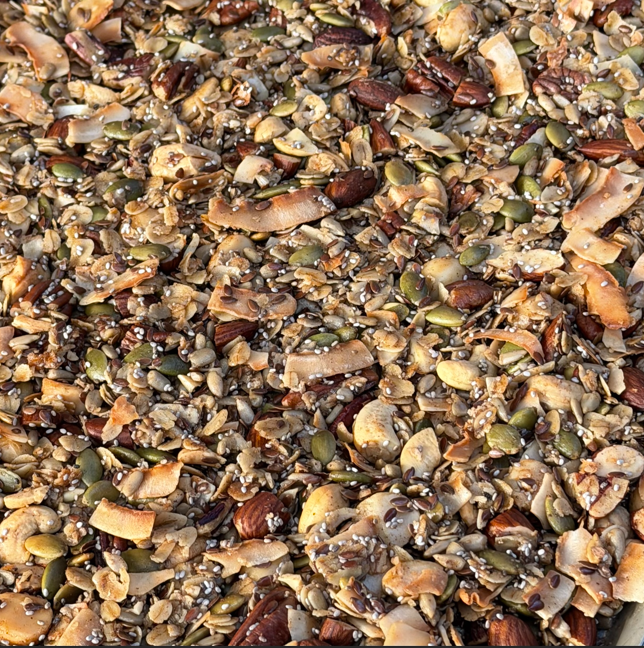 Crunchy Maple Nut Granola (Free Recipe)