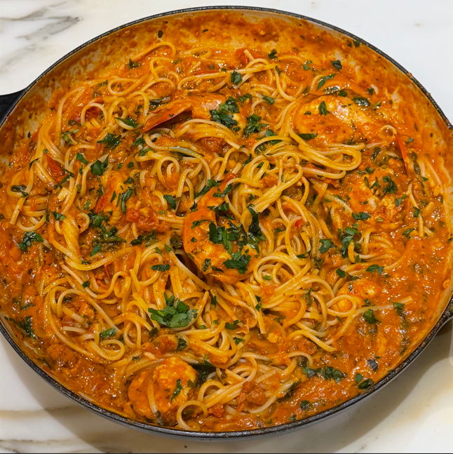 Prawn Linguine