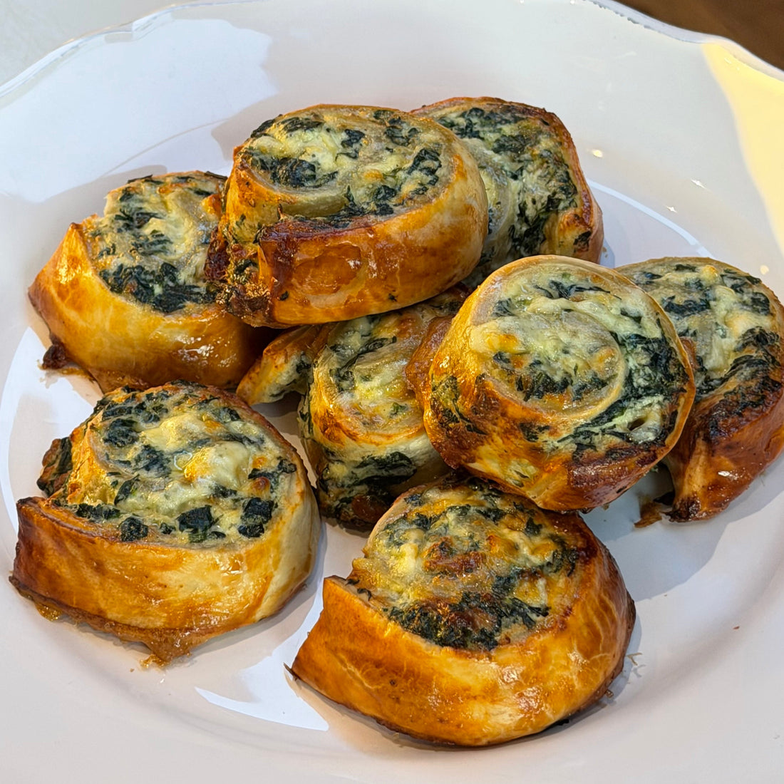 Spinach & Ricotta Pinwheels
